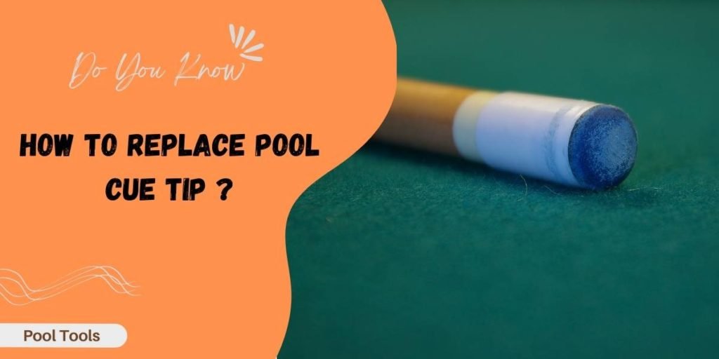 how to replace pool cue tip